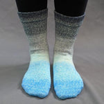 Knitcircus Yarns: April Skies Panoramic Gradient Matching Socks Set, dyed to order yarn