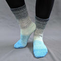 Knitcircus Yarns: April Skies Panoramic Gradient Matching Socks Set (large), Opulence, ready to ship yarn