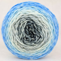 Knitcircus Yarns: April Skies 50g Panoramic Gradient, Greatest of Ease, ready to ship yarn
