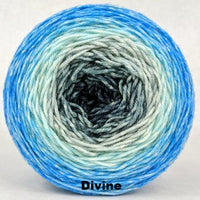 Knitcircus Yarns: April Skies Gradient, dyed to order yarn