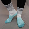 Knitcircus Yarns: Believe in Miracles Panoramic Gradient Matching Socks Set (medium), Greatest of Ease, ready to ship yarn
