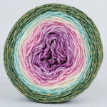 Knitcircus Yarns: Pocket Full Of Posies 100g Panoramic Gradient, Opulence, ready to ship yarn - SALE