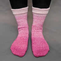Knitcircus Yarns: A Rose by Any Other Name Chromatic Gradient Matching Socks Set, dyed to order yarn