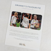 Pattern - Granny's Favourite Children's Cardigan, by Georgie Hallam, ready to ship