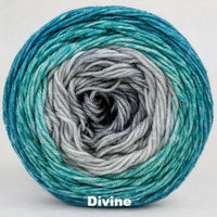 Knitcircus Yarns: Believe in Miracles Panoramic Gradient, dyed to order yarn