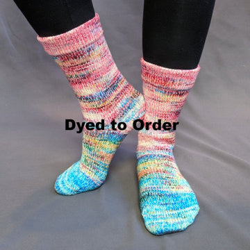 Knitcircus Yarns: Imaginary Best Friend Impressionist Gradient Matching Socks Set, dyed to order yarn