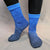 Knitcircus Yarns: Blue-nique Chromatic Gradient Matching Socks Set (large), Greatest of Ease, ready to ship yarn