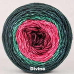 Knitcircus Yarns: Deck The Halls Panoramic Gradient, dyed to order yarn