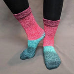 Knitcircus Yarns: Deck The Halls Panoramic Gradient Matching Socks Set (large), Greatest of Ease, ready to ship yarn