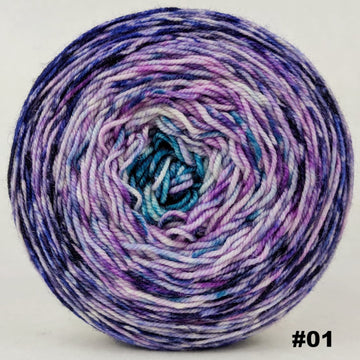 Knitcircus Yarns: The Knit Sky 100g Impressionist Gradient, Trampoline, choose your cake, ready to ship yarn