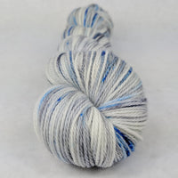 Knitcircus Yarns: Fishing in Quebec 100g Speckled Handpaint skein, Opulence, ready to ship yarn