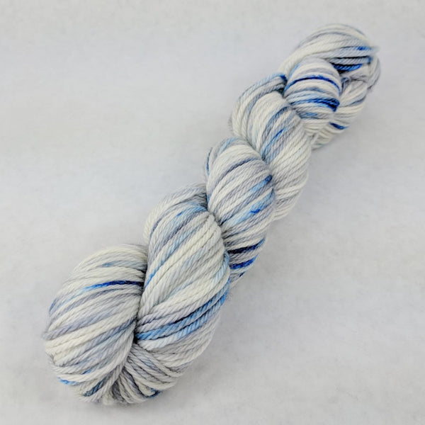Knitcircus Yarns: Fishing in Quebec 100g Speckled Handpaint skein, Ringmaster, ready to ship yarn