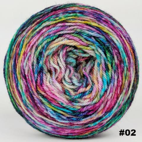 Knitcircus Yarns: Paint the Town 100g Modernist, Opulence, choose your cake, ready to ship yarn