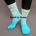 Knitcircus Yarns: Surf's Up Chromatic Gradient Matching Socks Set, dyed to order yarn