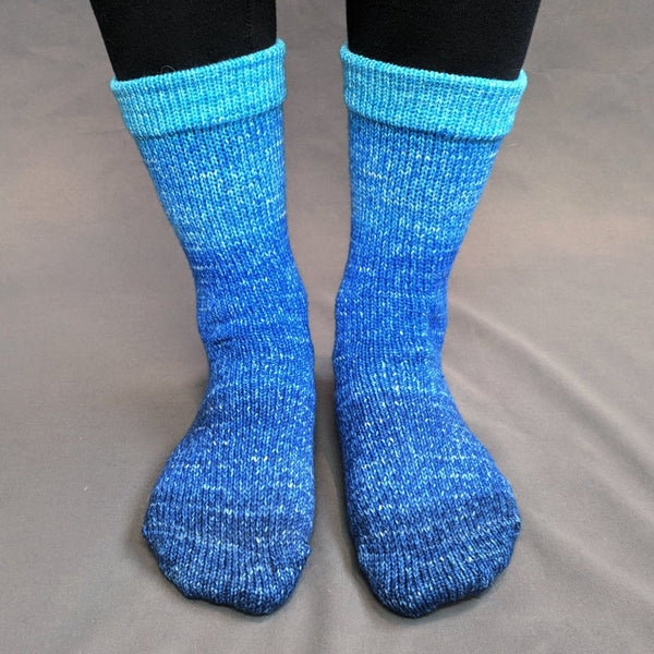 Knitcircus Yarns: Under The Sea Chromatic Gradient Matching Socks Set, dyed to order yarn