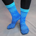 Knitcircus Yarns: Under the Sea Chromatic Gradient Matching Socks Set (large), Greatest of Ease, ready to ship yarn
