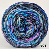 Knitcircus Yarns: Night of a Thousand Stars 100g Modernist, Ringmaster, choose your cake, ready to ship yarn