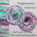 Knitcircus Yarns: Vaporwave Modernist, dyed to order yarn
