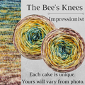 Knitcircus Yarns: The Bee's Knees Impressionist Gradient, dyed to order yarn