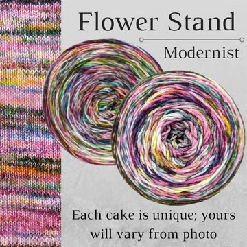 Knitcircus Yarns: Flower Stand Modernist, dyed to order yarn