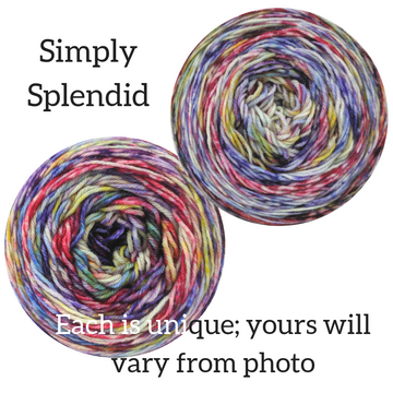 Knitcircus Yarns: Simply Splendid Modernist, dyed to order yarn
