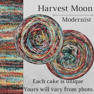 Knitcircus Yarns: Harvest Moon Modernist, dyed to order yarn