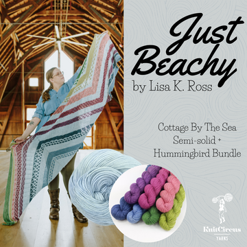 Just Beachy Wrap Yarn Pack, pattern not included, ready to ship