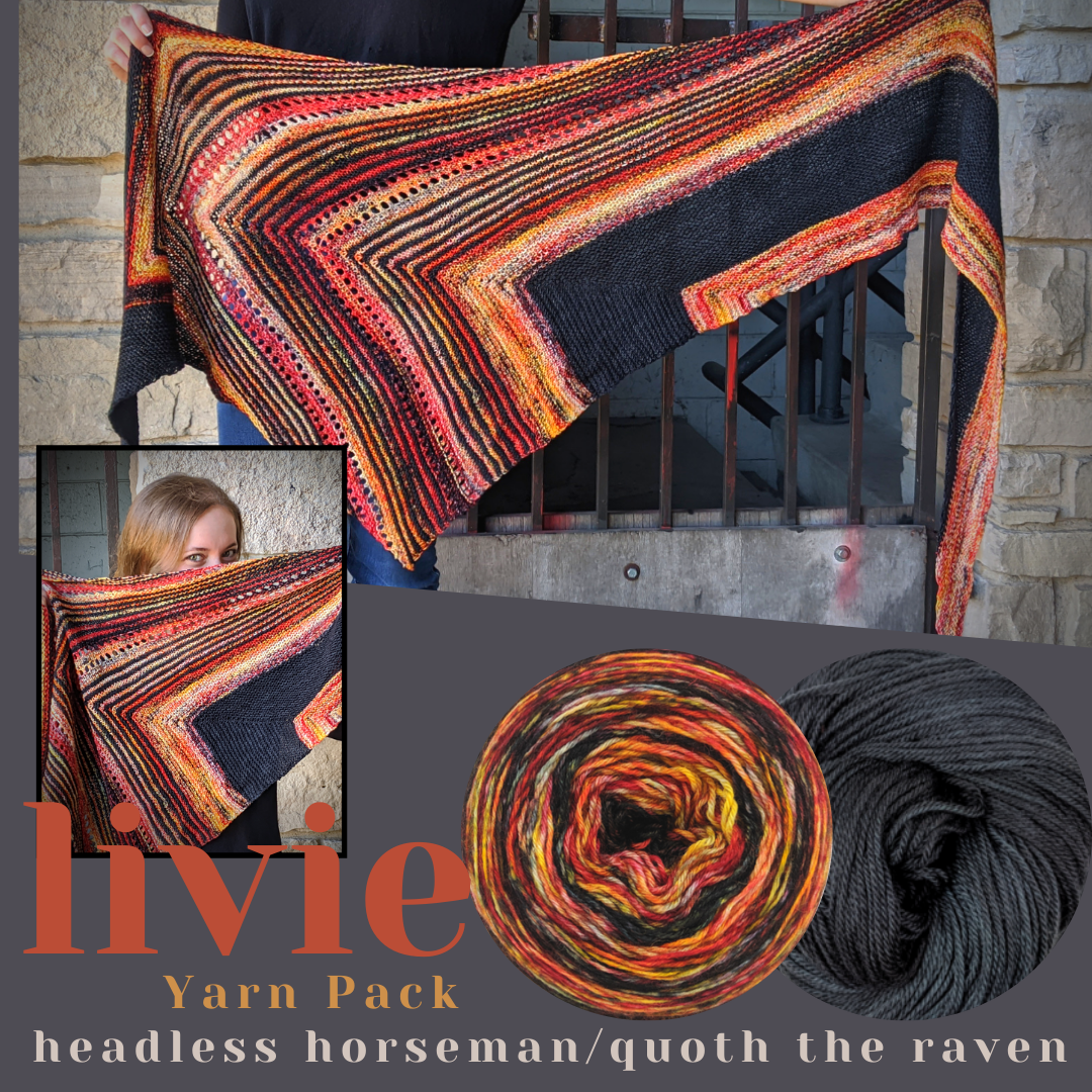 Thornberry Cowl Yarn Pack, pattern not included, dyed to order