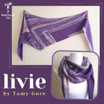 Livie Shawl Yarn Pack, pattern not included, dyed to order