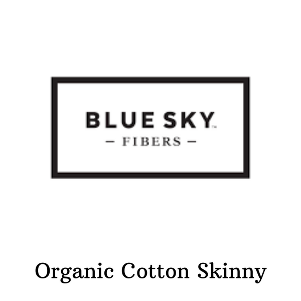 Organic Cotton Skinny by Blue Sky Fibers, assorted colors, ready to ship - SALE