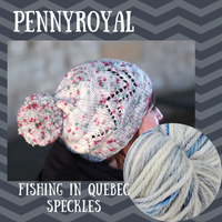 Pennyroyal Hat Yarn Pack, pattern not included, dyed to order