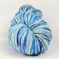Knitcircus Yarns: Strut Your Stuff 100g Speckled Handpaint skein, Sensational Silk, ready to ship yarn