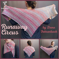 Runaway Circus Shawl Yarn Pack, pattern not included, dyed to order
