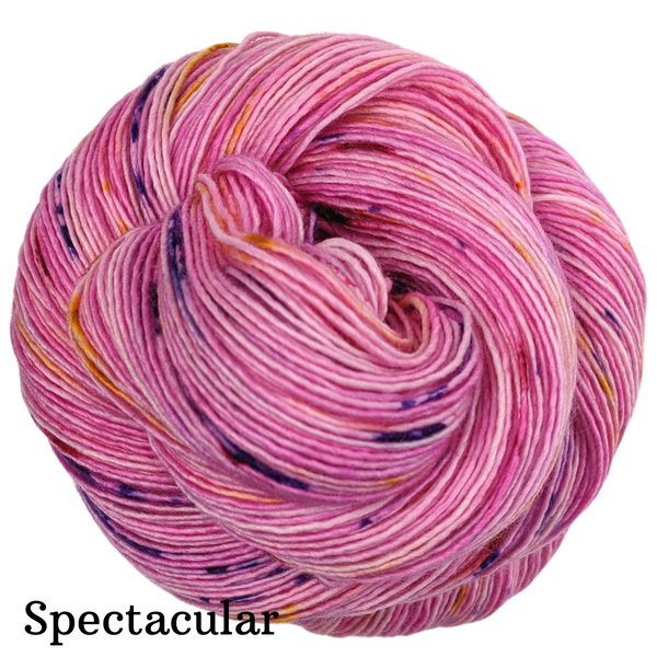 Knitcircus Yarns: Center of Attention Speckled Handpaint Skeins, dyed to order yarn