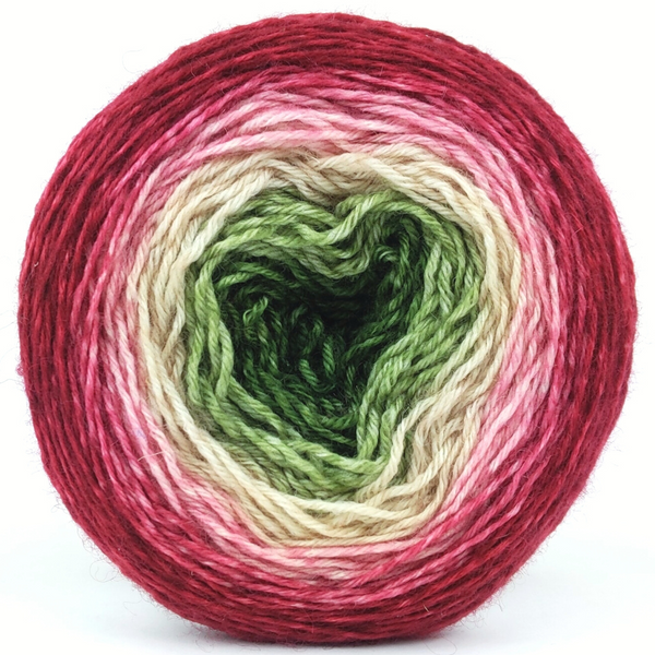 Knitcircus Yarns: All I Want for Christmas 100g Panoramic Gradient, Breathtaking BFL, ready to ship