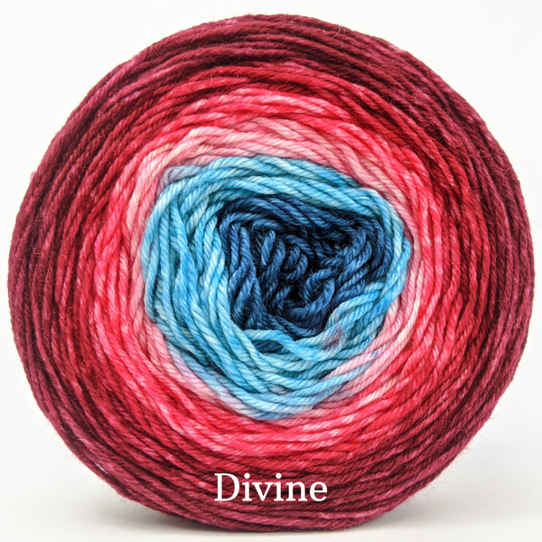 Knitcircus Yarns: Star-Crossed Lovers Gradient, dyed to order yarn
