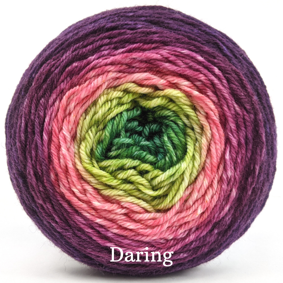 Knitcircus Yarns: The Knit Sky Panoramic Gradient, dyed to order yarn