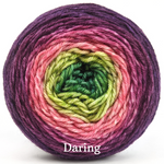 Knitcircus Yarns: Just Beet It Panoramic Gradient, dyed to order yarn