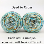Knitcircus Yarns: Don't Be Koi Modernist Matching Socks Set, dyed to order yarn