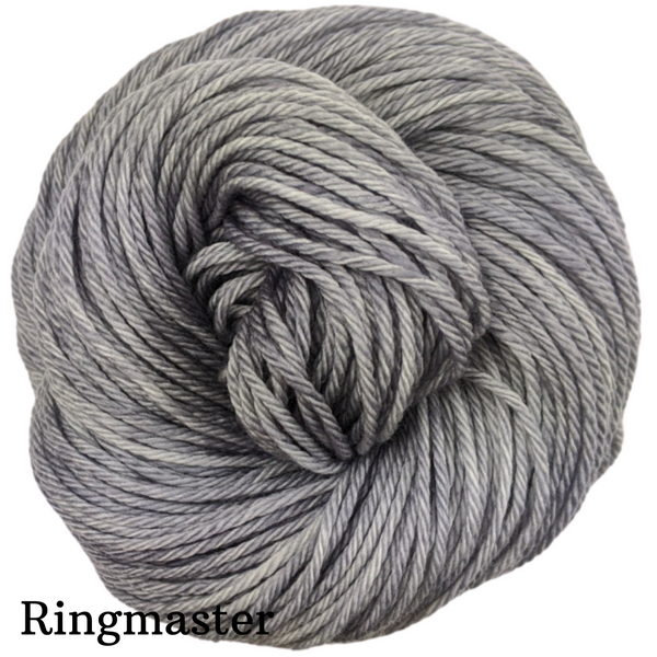 Knitcircus Yarns: Chimney Sweep Semi-Solid skeins, dyed to order yarn