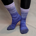 Knitcircus Yarns: Dream a Little Dream Chromatic Gradient Matching Socks Set (large), Trampoline, ready to ship yarn