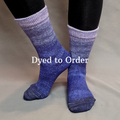 Knitcircus Yarns: Dream A Little Dream Chromatic Gradient Matching Socks Set, dyed to order yarn