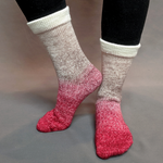 Knitcircus Yarns: Old Saint Nick Panoramic Gradient Matching Socks Set (large), Greatest of Ease, ready to ship yarn