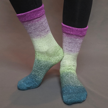 Knitcircus Yarns: Never Enough Knitting Panoramic Gradient Matching Socks Set (large), Greatest of Ease, ready to ship yarn