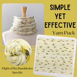 Simple Yet Effective Yarn Pack, pattern not included, dyed to order