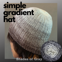 Simple Gradient Hat Yarn Pack, pattern not included, ready to ship