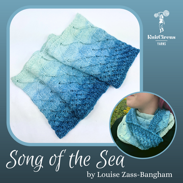 Song of the Sea Cowl Yarn Pack, pattern not included, dyed to order