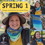 Spring 1 Cowl Yarn Pack, pattern not included, ready to ship