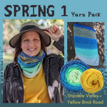 Spring 1 Cowl Yarn Pack, pattern not included, dyed to order
