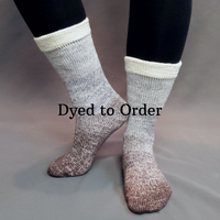 Knitcircus Yarns: The Lonely Mountain Panoramic Gradient Matching Socks Set, dyed to order yarn